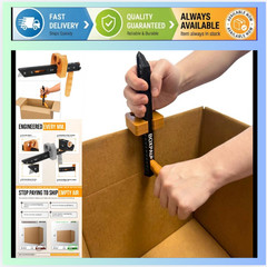 All-in-One Box Resizer Tool, Cardboard Cutter & Scoring Wheel – Adjustable Depth