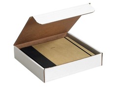 BML881 Literature Mailers, 8″ x 8″ x 1 1/4″, White (Pack of 50)