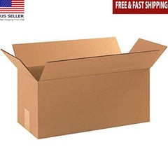 18x8x8 in Corrugated Cardboard Boxes 25 Pack Shipping Moving Storage Bulk New