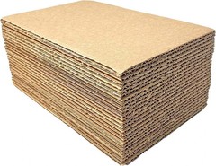50 7.5X7.5 Cardboard Corrugated Pads Inserts 45 RPM Filler Sheet 7.5 X 7.5