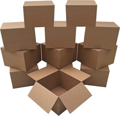 Large Moving Boxes 20″ X 20″ X 15″ (Pack of 12)