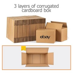 25-100pcs 12″x10″x8″ 16″x12″x8″ Shipping Packing corrugated cardboard boxes ebay