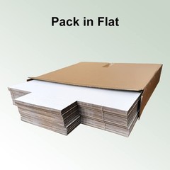 Rnisda 50 Pack 12 inch Vinyl Record Mailers 12.5×12.5×2 White (W1212E50)