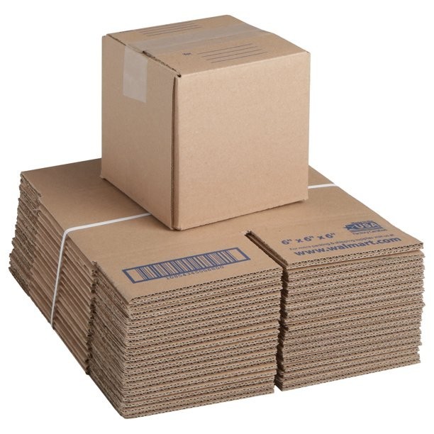 Shipping Boxes 6″ L x 6″ W x 6″ H, 30 Count