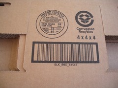 Lot of 35 New Cardboard Boxes, Mailing Shipping Corrugated Box, 4″ x 4″ x 4″