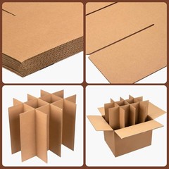3 Sets of Glass Dividers for Bo x Packing Boxes Kit for Movin Dishes Wine Box…