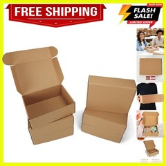 12x9x4 Inch Shipping Boxes – Sturdy 6 Pack for DIY and Gifts – Easy Assembly