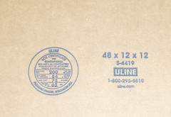 ULINE S-4419 48″ x 12″ x 12″ Long Cardboard Corrugated Boxes Lot of 5