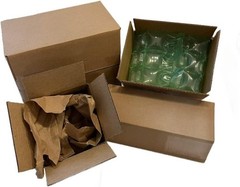 The Boxery 6″x4″x4″ Brown/Kraft Corrugated Cardboard Shipping Boxes 100-Pack