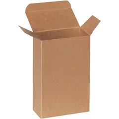 Stylish Kraft Tuck Cartons 4.625×2.375×7.3125″ – 250 Pcs: Eco-Friendly