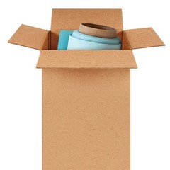 4x4x72 Tall Corrugated Boxes – ECT-32 Kraft, 15-Pack – Shipping/Packing