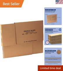 Professional-Grade 60″H Packing Box – Recyclable Cardboard for Shipping
