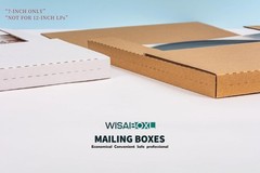 45 RPM 7-inch Record Mailers, 7.5×7.5×1 Inch Mailing Box, 25 Pack | for Standard