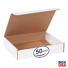 BOX USA BM1182D 11 1/8″L x 8 3/4″W x 2 5/16″H, White (pack Of 50)