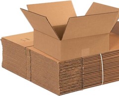 12 x 12 x 4 Shipping Boxes Moving Boxes Corrugated Kraft 25/Bundle 25/Pack