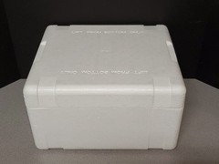 Thermosafe Insulated Styrofoam Container Cooler OD=15.5″W X 15.5″L x 9″ H