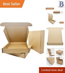Effortless Assembly 10-Pack of 6x6x1 Inch Sturdy Shipping Boxes – No Tape Needed