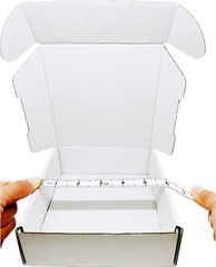 6 x 6 x 2 Inch 50 Pack Recyclable Gift Mailers Corrugated Shipping Boxes