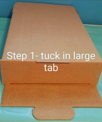 25 Pieces 10″ x 3″ x 12.5″ Corrugated Security Mailer Shipping Box Bulk Boxes