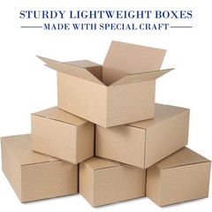 9″L x 7″W x 4″H (10/20 pack) small cardboard box for packaging and handling