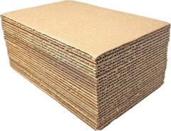50 9X12 Cardboard Corrugated Pads Inserts Filler Sheet 9 X 12