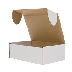 50 Pack 6x4x2 White Corrugated Shipping Mailer Packing Boxes 6″ x 4″ x 2″
