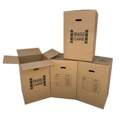 UBMOVE Kitchen Moving Boxes (4 Pack) Double Wall 18x18x28″ Heavy Duty Boxes