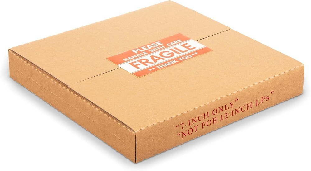 45 RPM 7-inch Record Mailers, 7.5×7.5×1 Inch Mailing Box, 25 Pack | for Standard