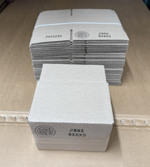 25 8x6x5 Cardboard Paper Boxes Mailing Packing Shipping Box Corrugated Carton