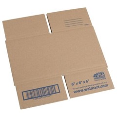 Pen+Gear 6 in L X 6 in W X 6 in H Recycled Shipping Boxes Pack of 30 Pieces…