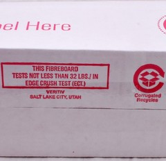 Lot of 50 Boxes 13 x 4 x 4 – Made by Veritiv – Branded Expressions Vinyl – 32ECT