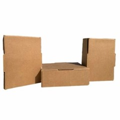 CORRUGATED CARDBOARD 12x10x3 SECURITY TAB Packing Shipping Mailing BOX – 25 PACK