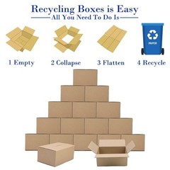 9″L x 7″W x 4″H (10/20 pack) small cardboard box for packaging and handling