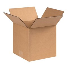 25 Pack 8x8x8 Heavy Duty Kraft Shipping Boxes 65 lbs Capacity Corrugated