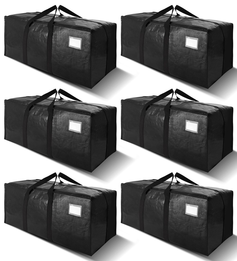 VELVETSURE Heavy Duty Extra Large Moving Bags W/Backpack Straps – Strong Hand…