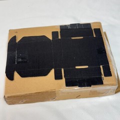 4x1x3.75 Corrugated Black Mailers Packing Boxes 10PCS 4″ x 1″ x 3.75″
