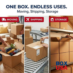 Medium Boxes Holds 65Lbs, 17X17X14 25-Pk for Shipping & Packing | Medium Boxes 1