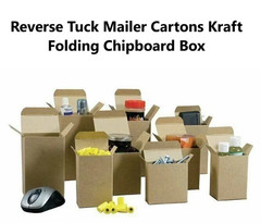 50 Vary Sizes 3”to 24” Kraft Corrugated Mailers Die Cut Tuck Flap Boxes