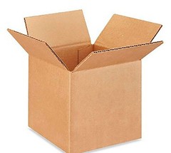 10 PCS Small Moving Boxes 6x6x6 Inch Corrugated Packing Cardboard Carton Box