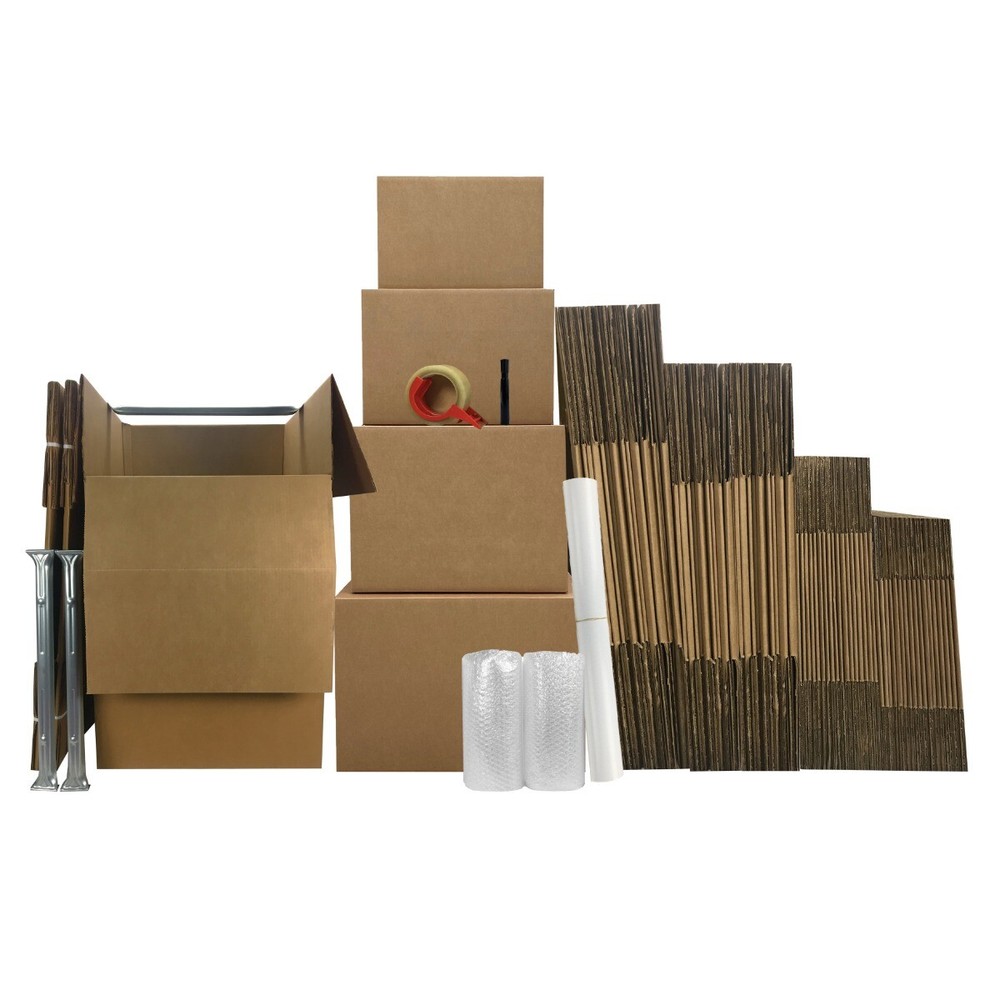 UBMOVE 6 Room Wardrobe Kit 58 Moving Boxes & Shipping Supplies