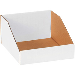Open Top Bin Boxes, 8″ X 9″ X 4-1/2″, Oyster White, 50/Bundle