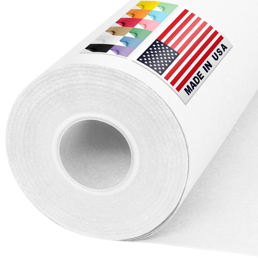USA Made 36″ x 1200″ White Kraft Paper Roll, 45 lbs/66 GSM, American Produced…