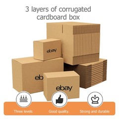 25-100pcs 10″x8″x6″ 8″x6″x4″ Shipping Packing corrugated cardboard boxes ebay UL