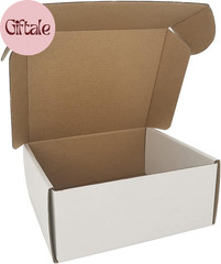 50 Pack 7X6X3” Small Shipping Boxes, Corrugated Cardboard Mailers for Business,