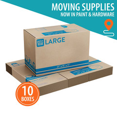 (10 Pack) Large Moving Boxes, 27L X 15W X 17H, Kraft