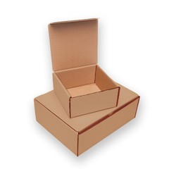 Kraft Corrugated Mailers 6 1/2 x 4 7/8 x 3 3/4″ For Mailing/Shipping 50/Case