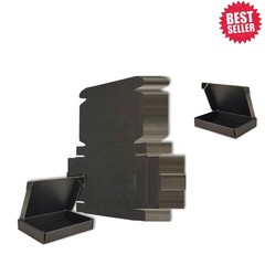 Durable Black Mailer Box Set – 50 Pack, Perfect for Gifts, Shipping, and Storage