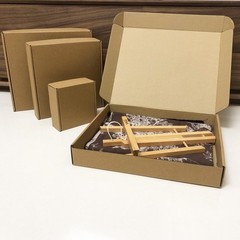 13x11x2 inches Shipping Boxes Set of 24, Brown Corrugated Mailing Cardboard B…