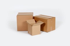 18 1/2 x 12 1/2 x 8″ – Corrugated Boxes, ECT-32, 25/Bundle
