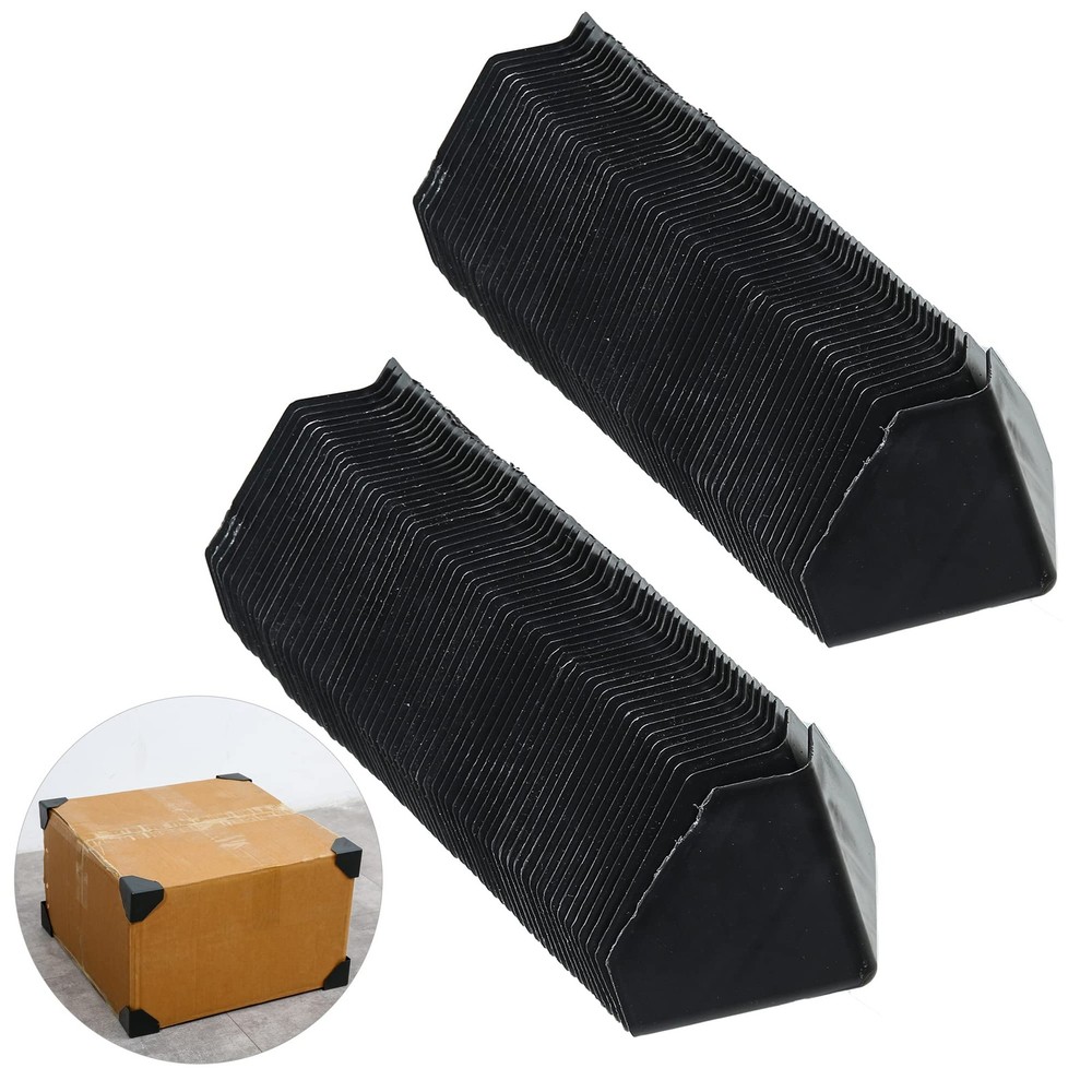 100 PCS Shipping Box Corner Protector Plastic Packaging Carton Edge Guard